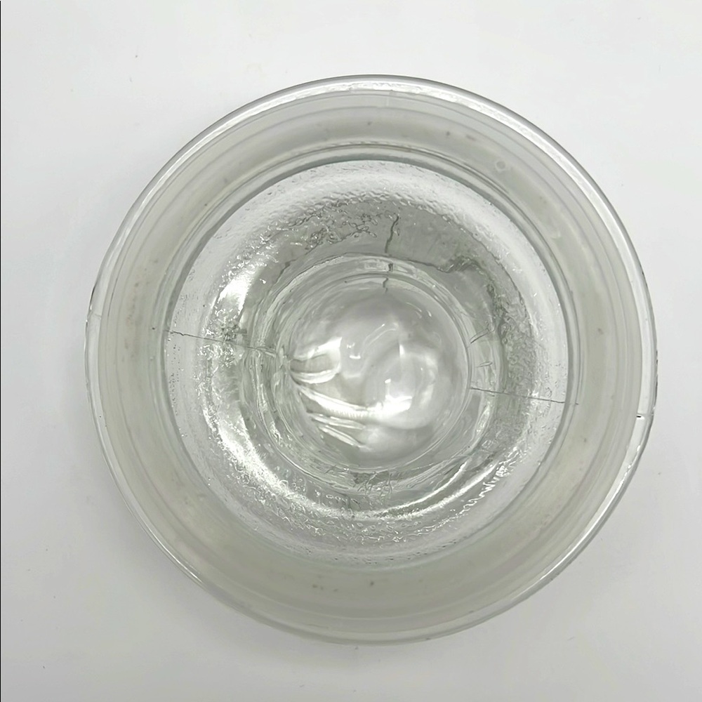 Libbey Orchard Clear Glass Embossed Country Fruit Vintage Canister Cookie Jar - Picture 8 of 11